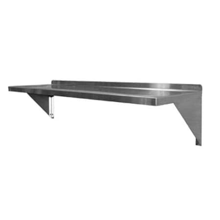 Prairie View Industries Aluminum Wall Mount Shelf12inW x 12inH x 24inL WS1224